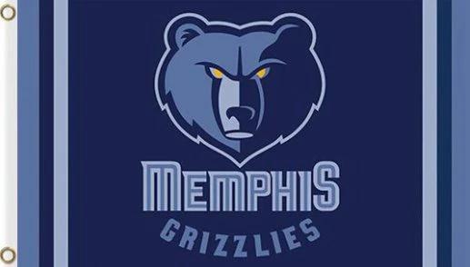 Memphis Grizzlies Custom Flag 3X5Ft Polyester Banner USA Digital Print by flagsjustdoit