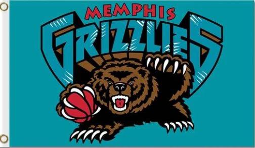 Memphis Grizzlies Flag 3X5Ft Polyester Banner USA Digital Print by flagsjustdoit