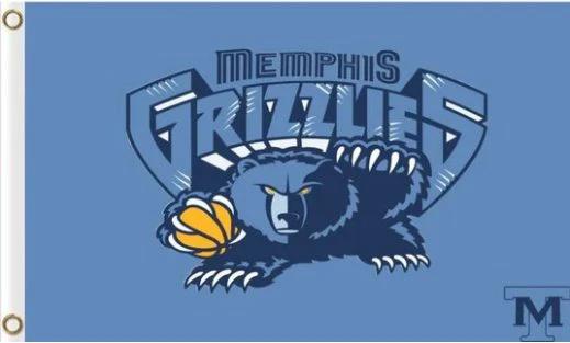 Memphis Grizzlies Team Flag 3X5Ft Polyester Banner USA Digital Print by flagsjustdoit