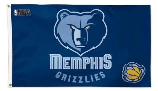 Memphis Grizzlies Team US Sport Flag 3X5Ft Polyester Banner USA Digital Print by flagsjustdoit