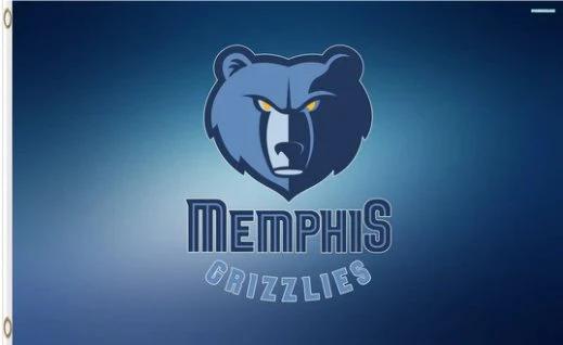 Memphis Grizzlies US Flag 3X5Ft Polyester Banner USA Digital Print by flagsjustdoit