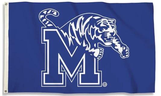 Memphis Tigers House Flag 3X5ft Banner Polyester with 2 Brass Grommets by flagsjustdoit