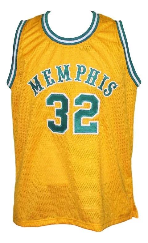 Denton Jersey #32 Memphis Tams Retro Aba 1974 Basketball Yellow by My store basketball