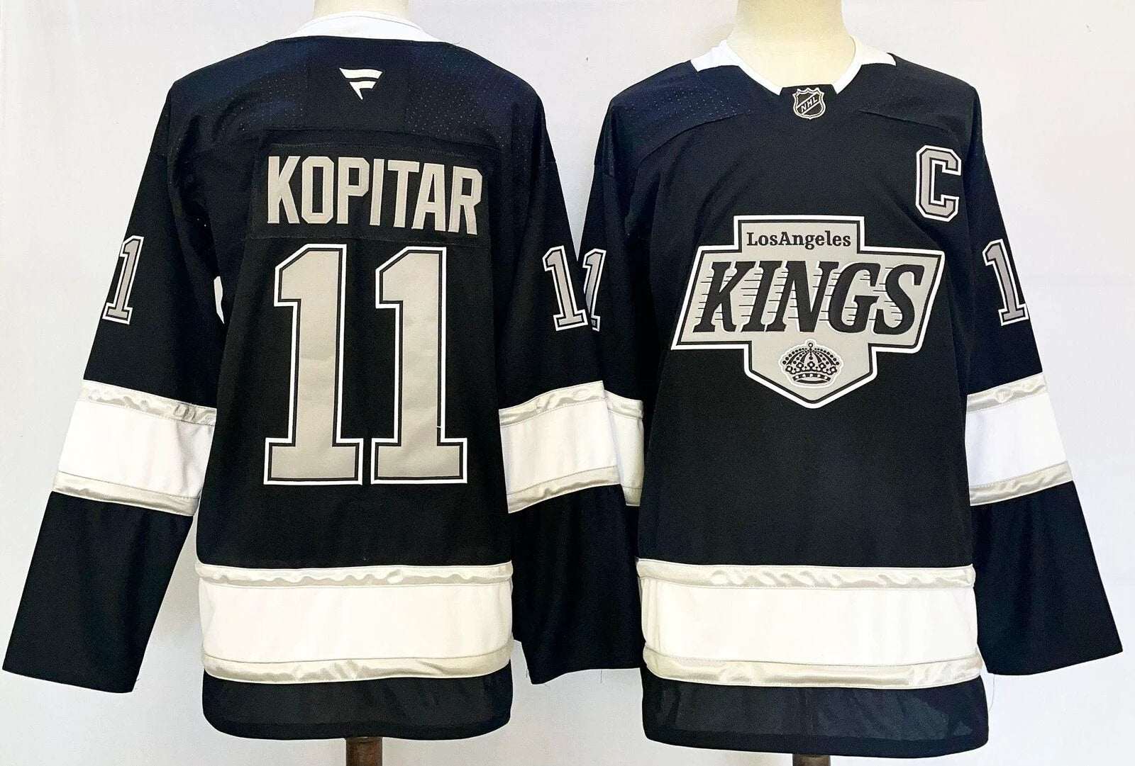 Men’s Anze Kopitar Jersey #11 Los Angeles Kings Black All Stitched by Hockey David