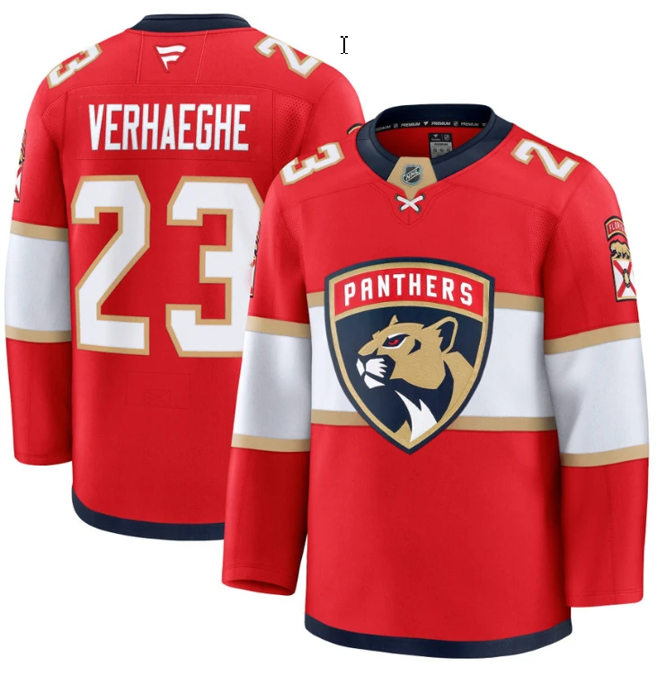 Men's Carter Verhaeghe Jersey #23 Florida Panthers 2025 Premium All Stitched by Hockey David