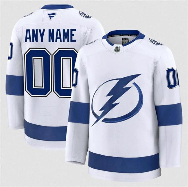 Men's Custom Toronto Maple Leafs Jersey Name, Number 2025 Away White by Hockey David