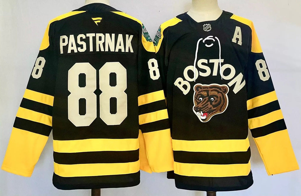 Men’s David Pastrnak Jersey #88 Boston Bruins 2023 Winter Classic Stitched by Hockey David