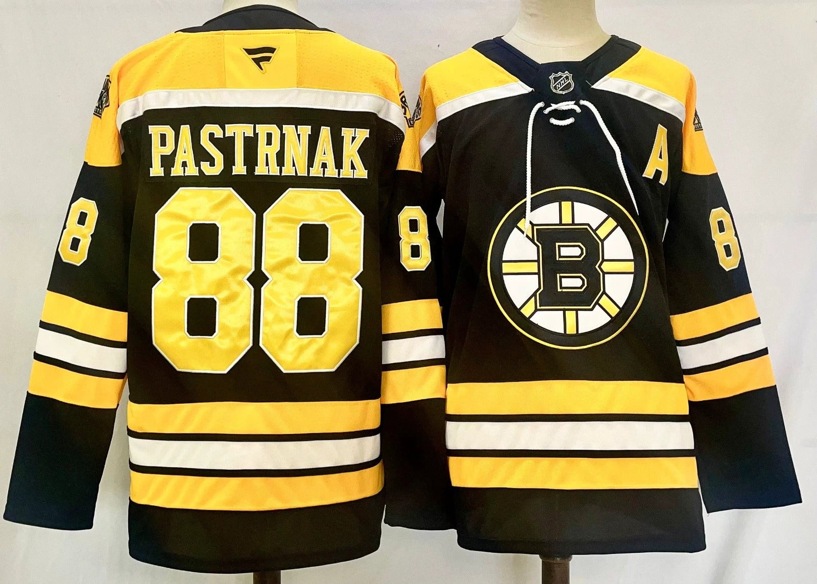 Men’s David Pastrnak Jersey #88 Boston Bruins Home Breakaway Black Stitched by Hockey David