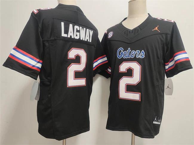 Men's Florida Gators #2 DJ Lagway Black F.U.S.E. Stitched Jersey by My Store NCAA Football Jerseys