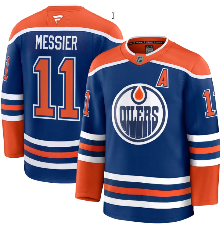 Men's Mark Messier Jersey #11 Edmonton Oilers 2025 Premium Home All Stitched by Hockey David