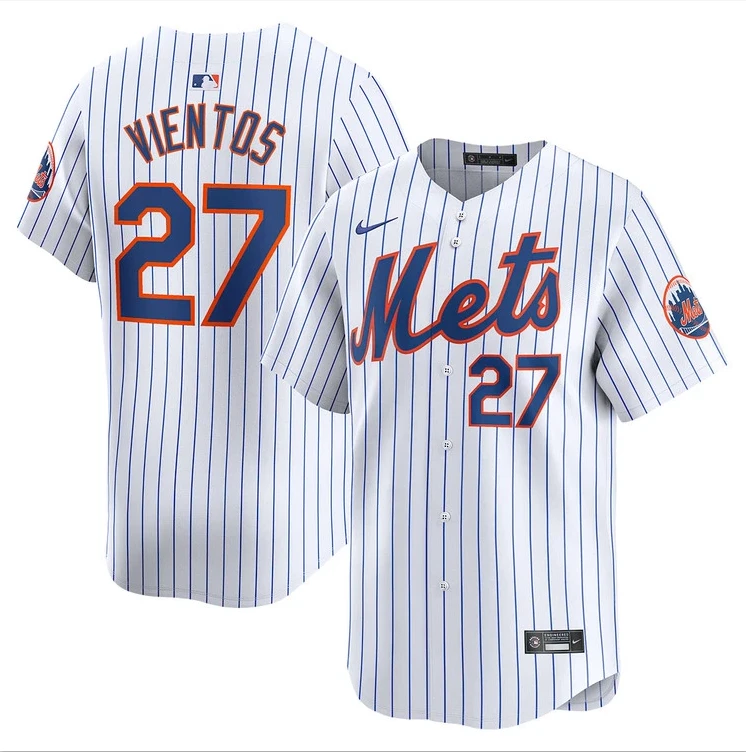 Men's Mark Vientos White Home Limited Player Stitched Jersey #27 by My Store