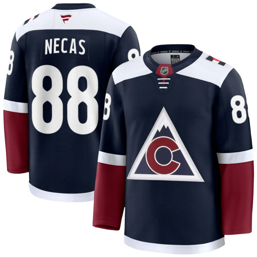 Men's Martin Necas Jersey #88 Colorado Avalanche All Stitched by Hockey David