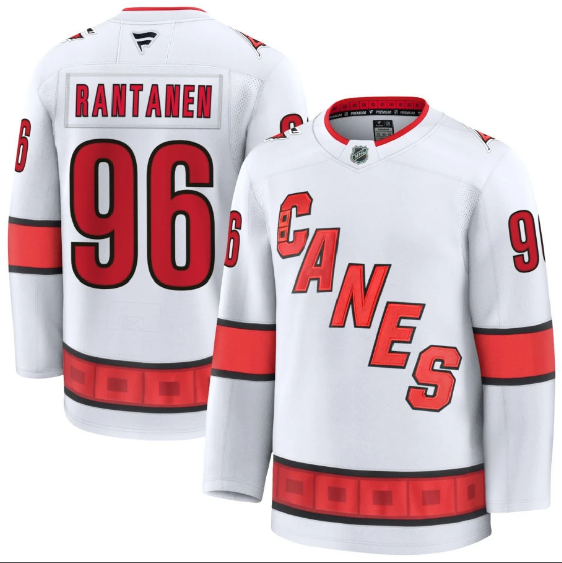 Men's Mikko Rantanen Jersey #96 Carolina Hurricanes All Stitched by Hockey David