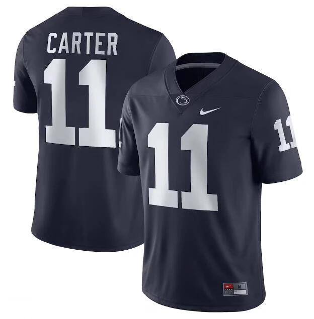 Men's Penn State Nittany Lions #11 Abdul Carter Navy Stitched Football Jersey by My Store NCAA Football Jerseys
