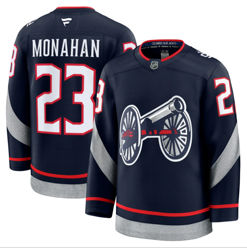 Men's Stefan Matteau Jersey #23 Columbus Blue Jackets 2025 Stadium Series by Hockey David