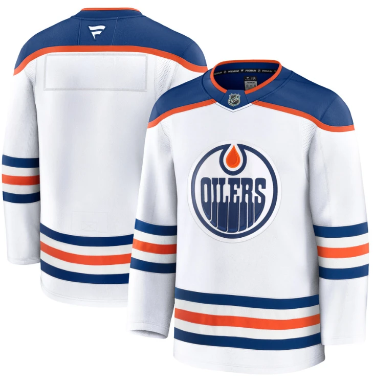 Men's Team Jersey Edmonton Oilers 2025 Premium Away All Stitched by Hockey David