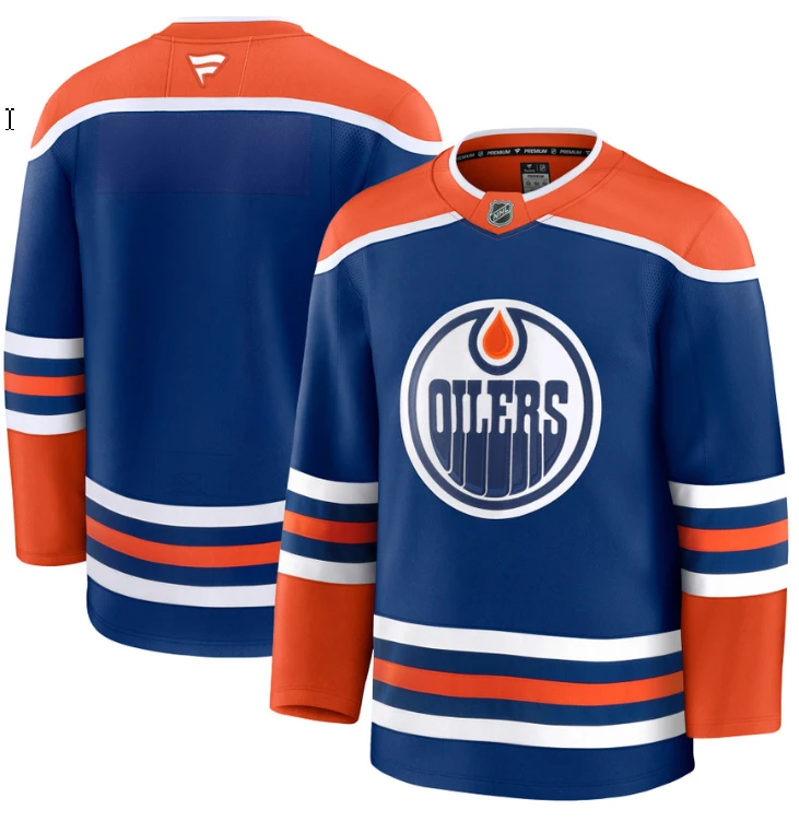 Men's Team Jersey Edmonton Oilers 2025 Premium Home All Stitched by Hockey David