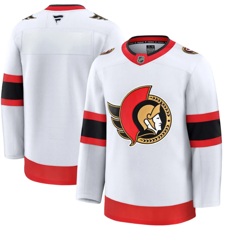 Men's Team Jersey Ottawa Senators 2025 Premium Away All Stitched by Hockey David
