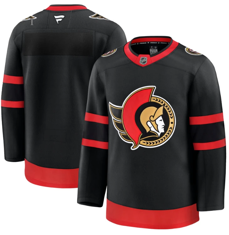 Men's Team Jersey Ottawa Senators 2025 Premium Home All Stitched by Hockey David