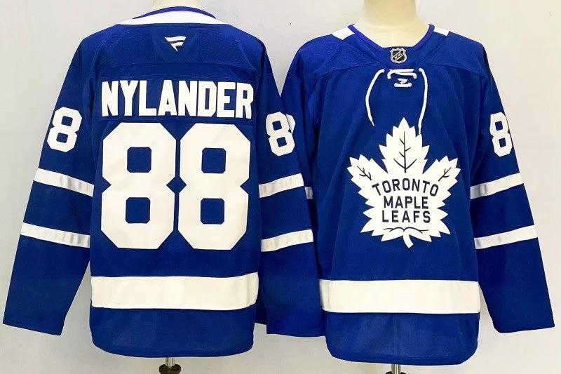 Men's Toronto Maple Leafs #88 William Nylander Jersey by Hockey David
