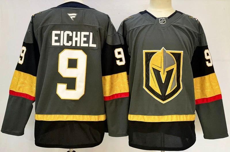 Men's Vegas Golden Knights #9 Jack Eichel Jersey Stitched (Copy) by Hockey David
