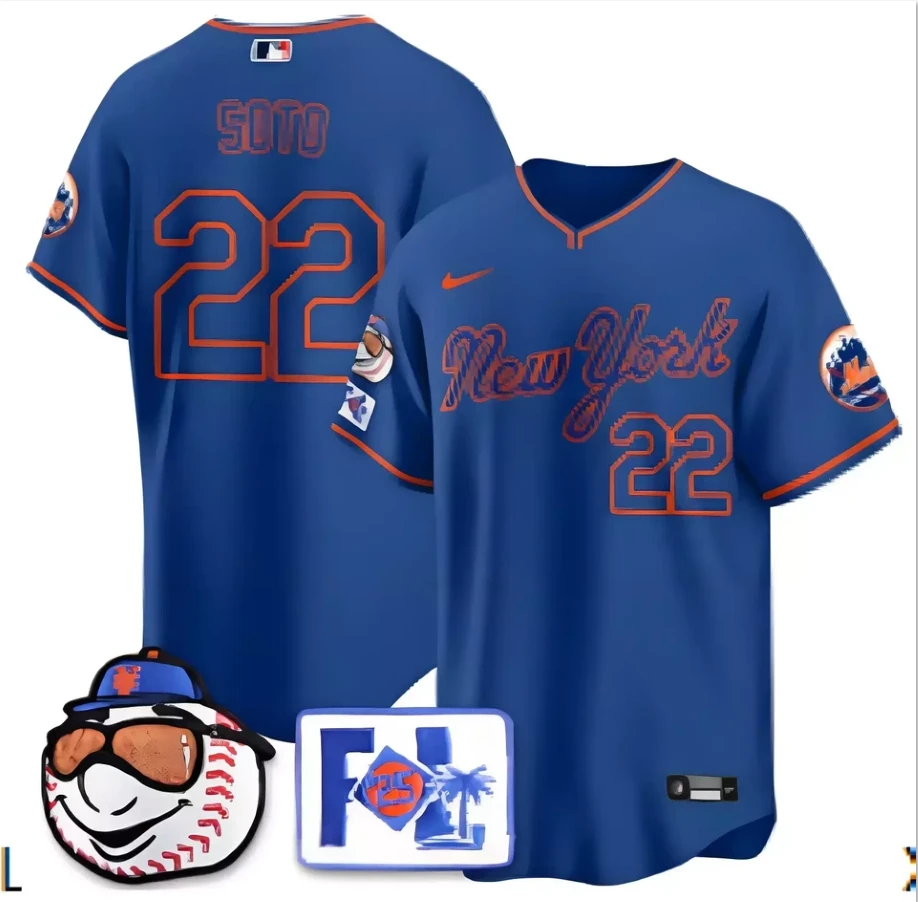 Men's #22 Juan Soto 2025 Spring Training Limited All Stitched Jersey Royal by My Store