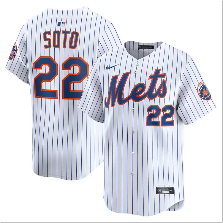 Men's #22 Juan Soto White Home Limited All Stitched Jersey by My Store