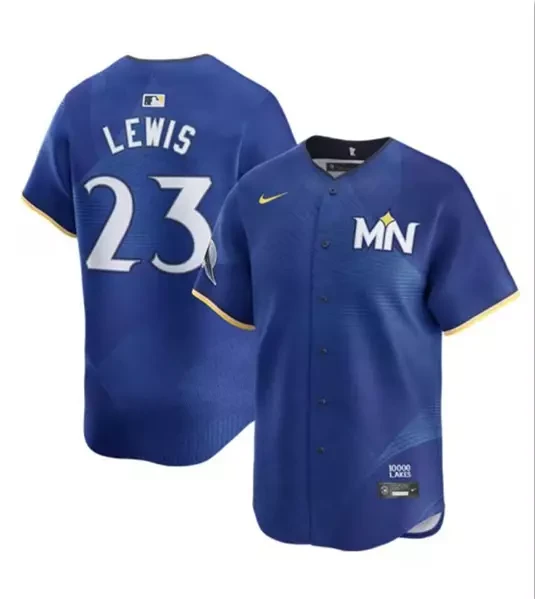 Men's #23 Royce Lewis Royal City Connect Limited All Stitched Jersey by My Store