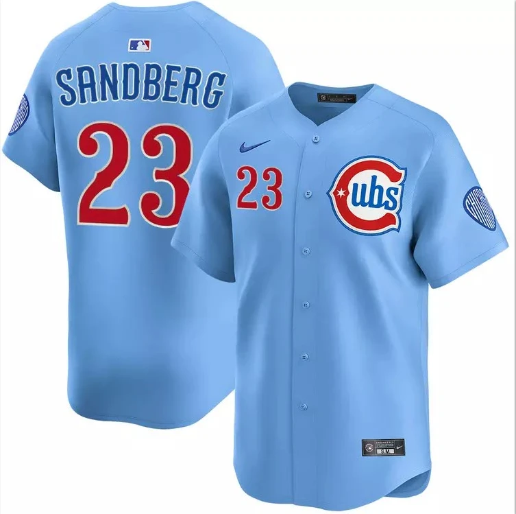 Men's #23 Ryne Sandberg Blue Alternate 2 2025 Vapor Limited All Stitched Jersey by My Store