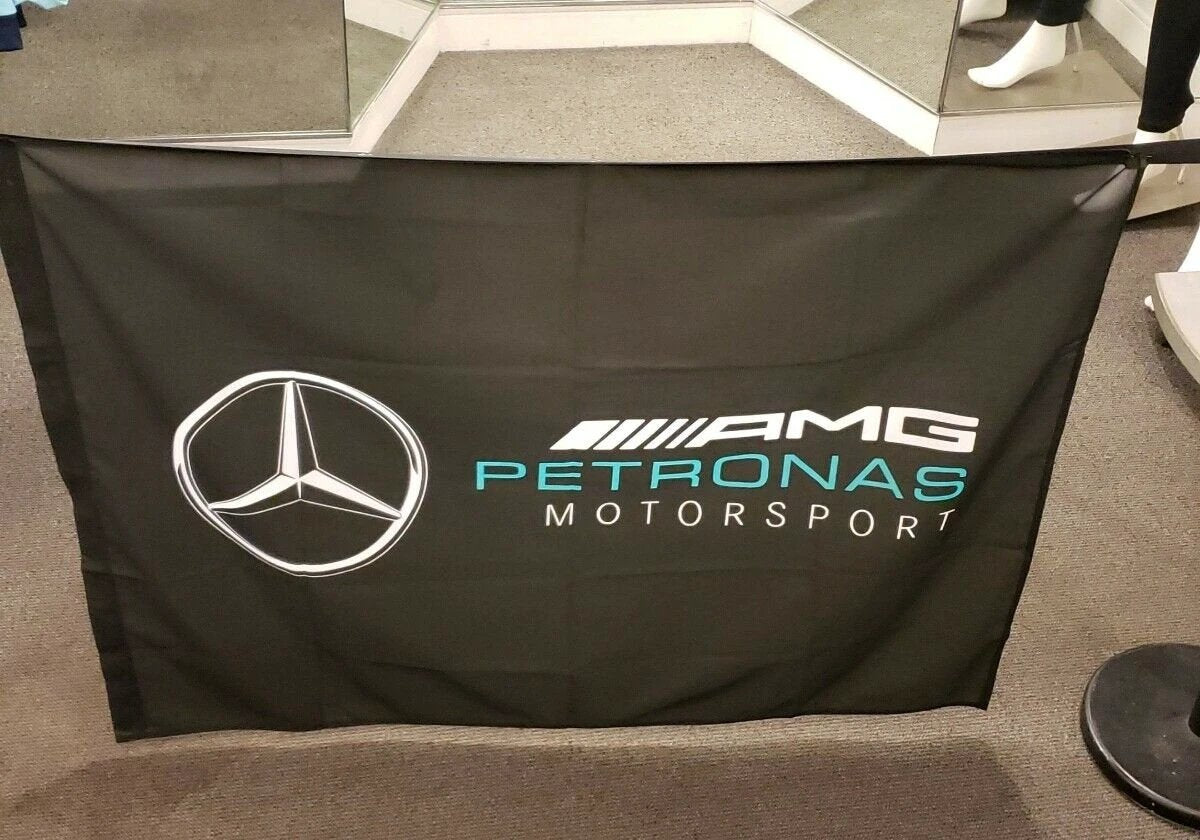 Mercedes Benz Flag AMG Petronas F1 3X5 Ft Polyester Banner USA 90x150cm by flagsjustdoit