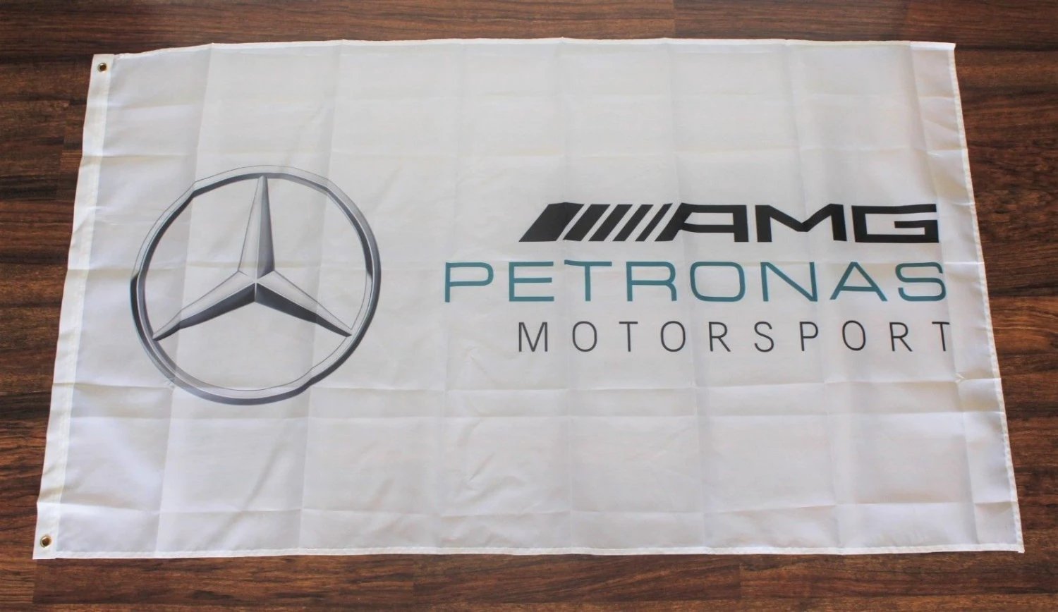 Mercedes Benz Flag AMG Petronas Motor Sport 3X5 Ft Polyester Banner USA 90x150cm by flagsjustdoit