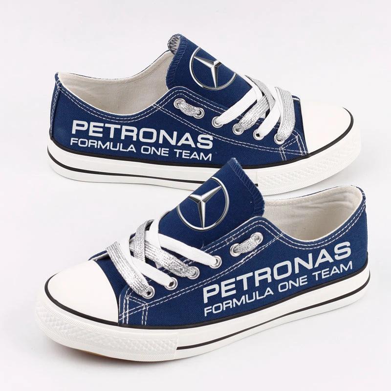 Mercedes AMG Petronas Motorsport Canvas Sneakers Shoes For Men Women Fans by Crocs