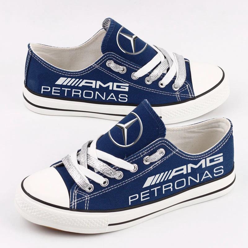 Mercedes AMG Petronas Motorsport Canvas Sneakers Shoes For Men Women Fans by Crocs