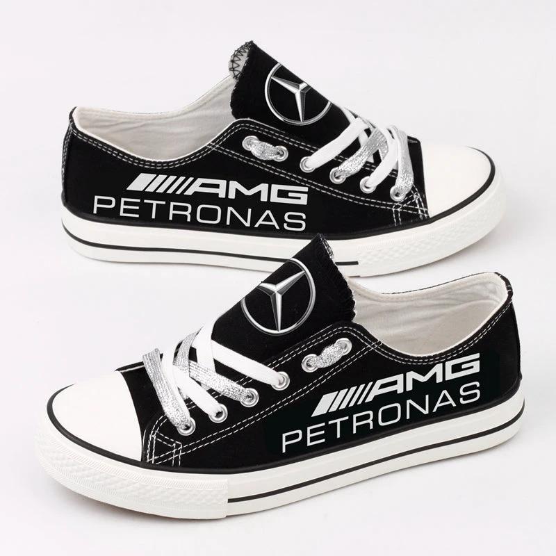 Mercedes AMG Petronas Motorsport Canvas Sneakers Shoes For Men Women Fans by Crocs