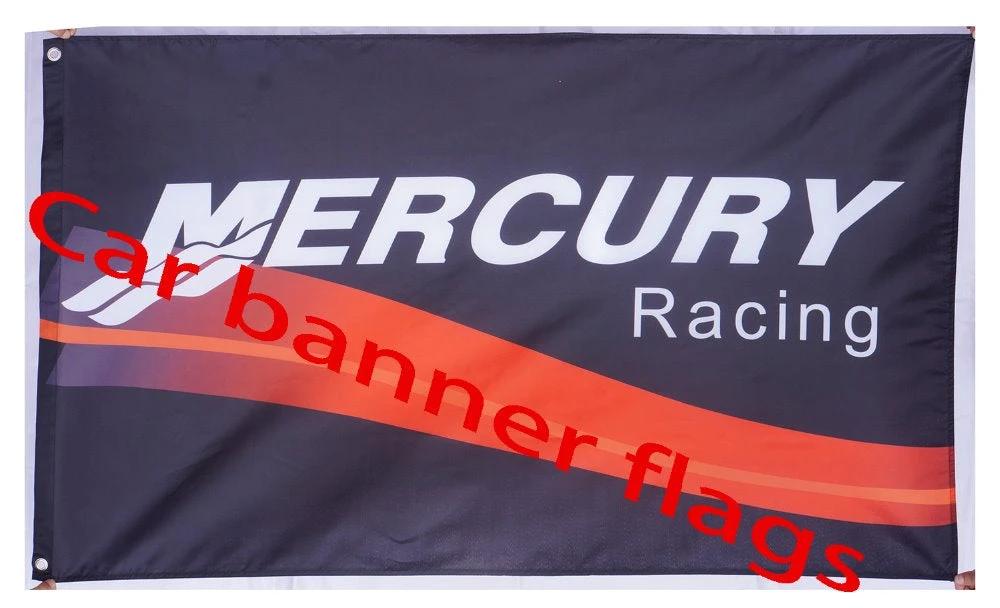Mercury flag-3x5 FT Mercury Lincoln Racing Banner-100% polyester by flagsshop