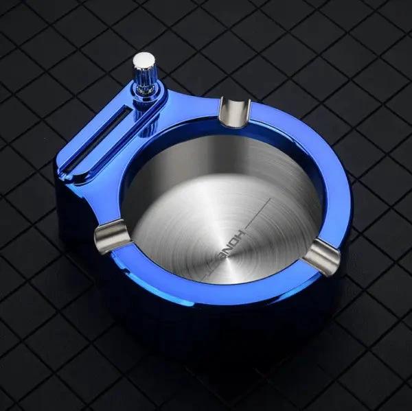 Metal ashtray with stick lighter – Elegant & refillable by BowLift