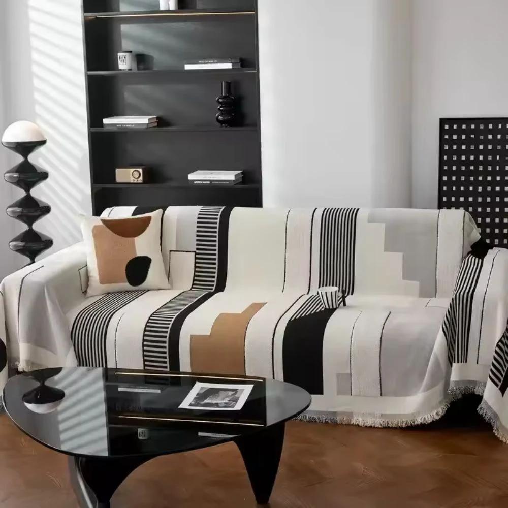 Metro Form Chenille Sofa Cover by Casa & Beyond