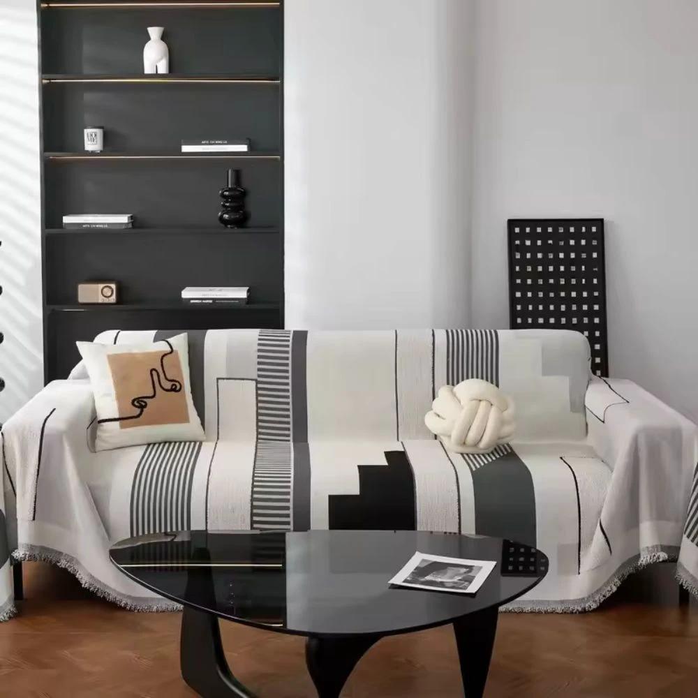 Metro Form Chenille Sofa Cover by Casa & Beyond