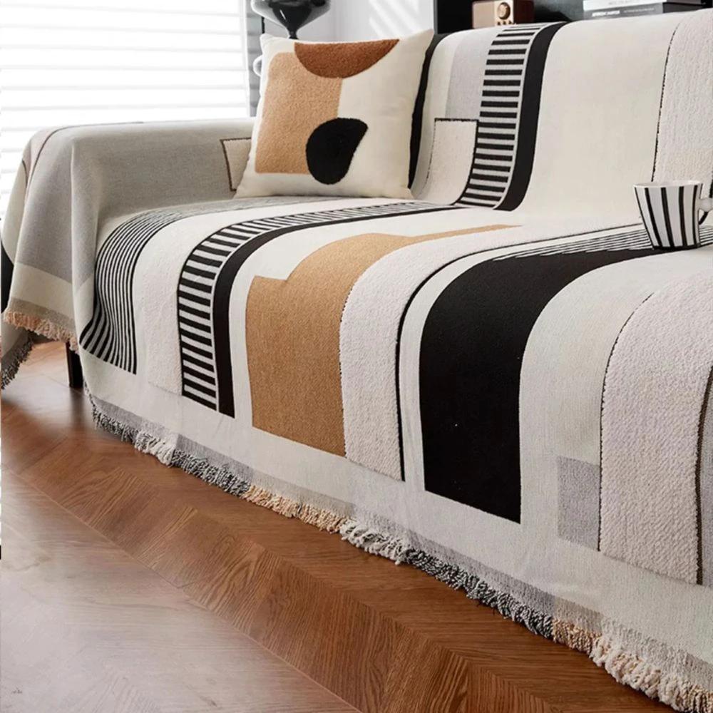 Metro Form Chenille Sofa Cover by Casa & Beyond