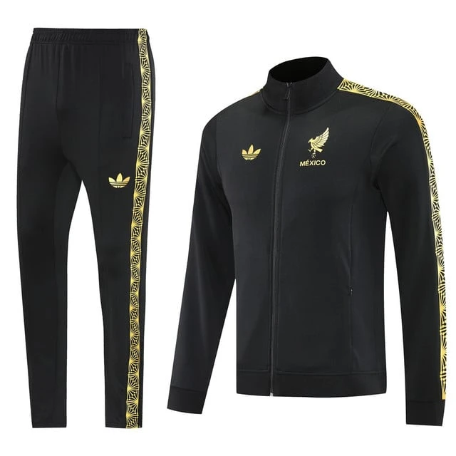 Mexico 2025-26 Soccer Training Set – Black by Soccer Jersey