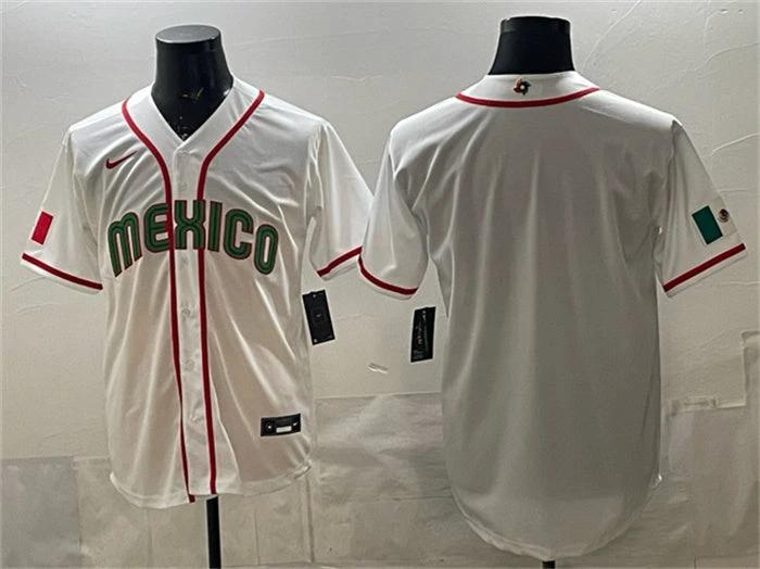 Mexico Baseball Jersey Blank White 2026 World Baseball Classic Home Stadium Stitched by My Store