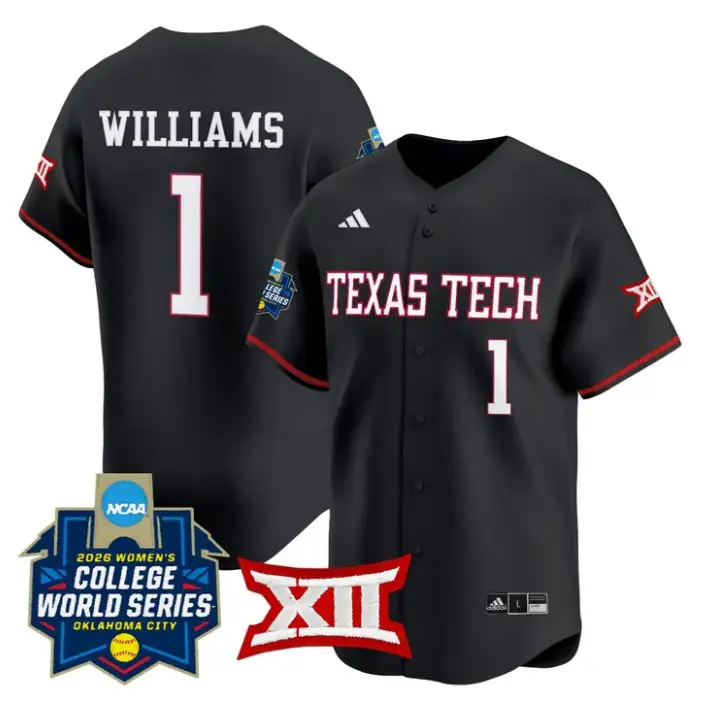 Mia Williams Jersey #1 Red Raiders Softball 2026 World Series (WCWS) by My Store