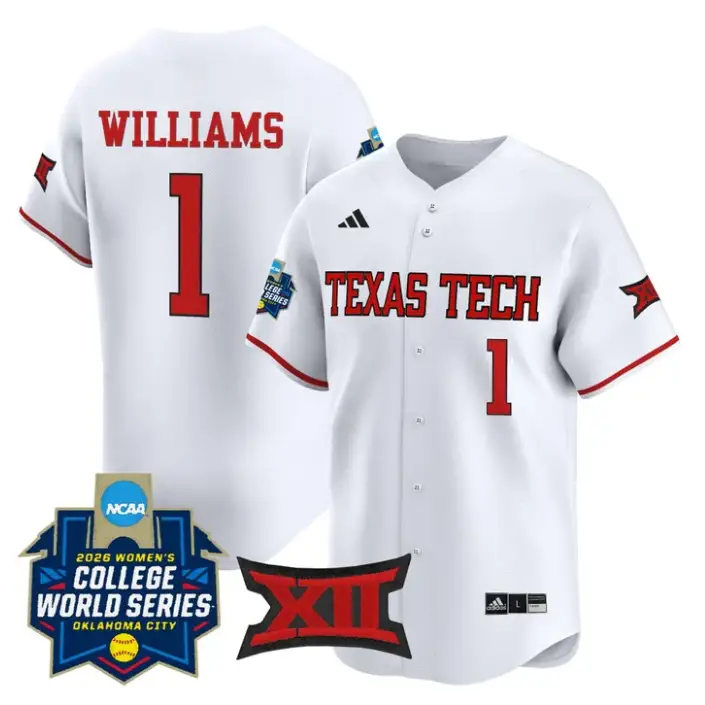 Mia Williams Jersey #1 Red Raiders Softball 2026 World Series (WCWS) by My Store