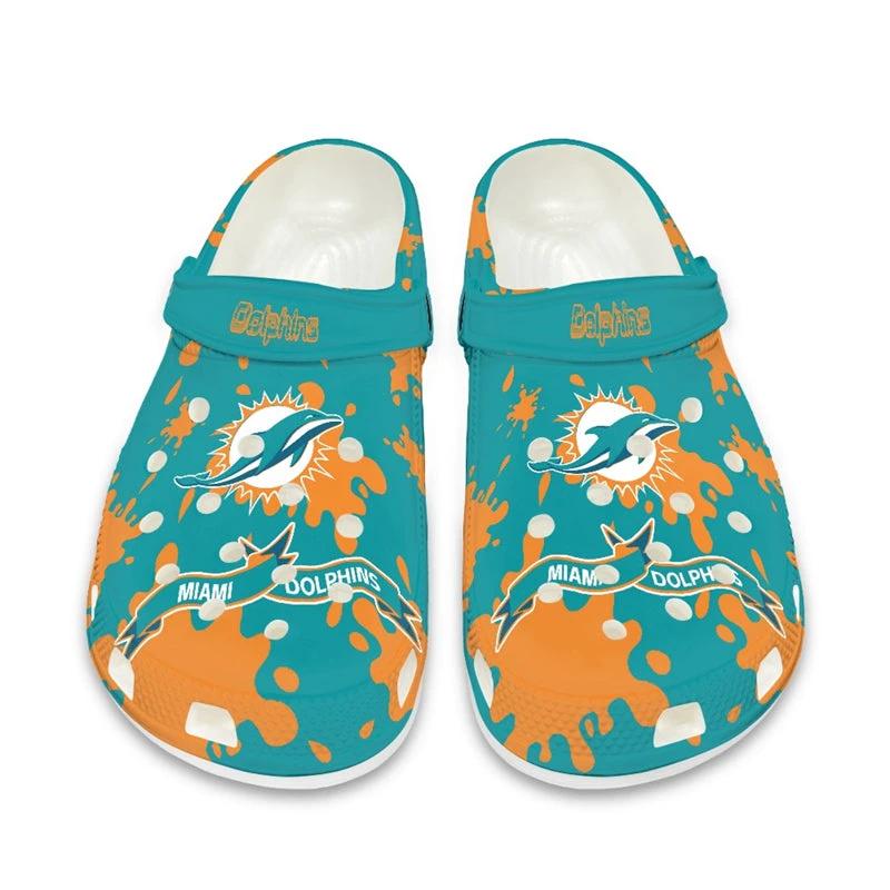 Miami Dolphins Crocs V2 Unisex Clogs Clog Shoes by Crocs