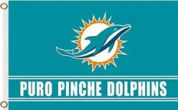 Miami Dolphins Team Club Flag 3X5 Ft Polyester Banner USA 90x150cm by flagsjustdoit