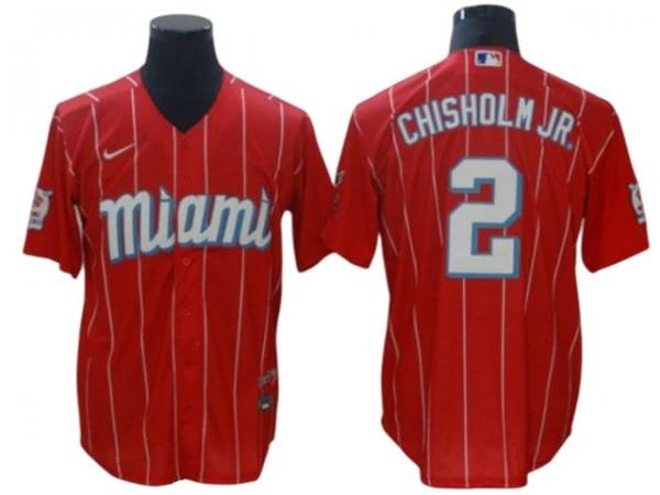 Miami Marlins #2 Jazz Chisholm Jr. Red City Connect Jersey by My Store