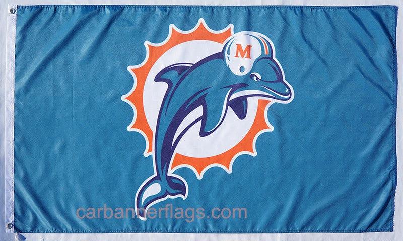 Miami Dolphins Flag-3x5FT NFL Banner-100% polyester-super bowl by flagsshop
