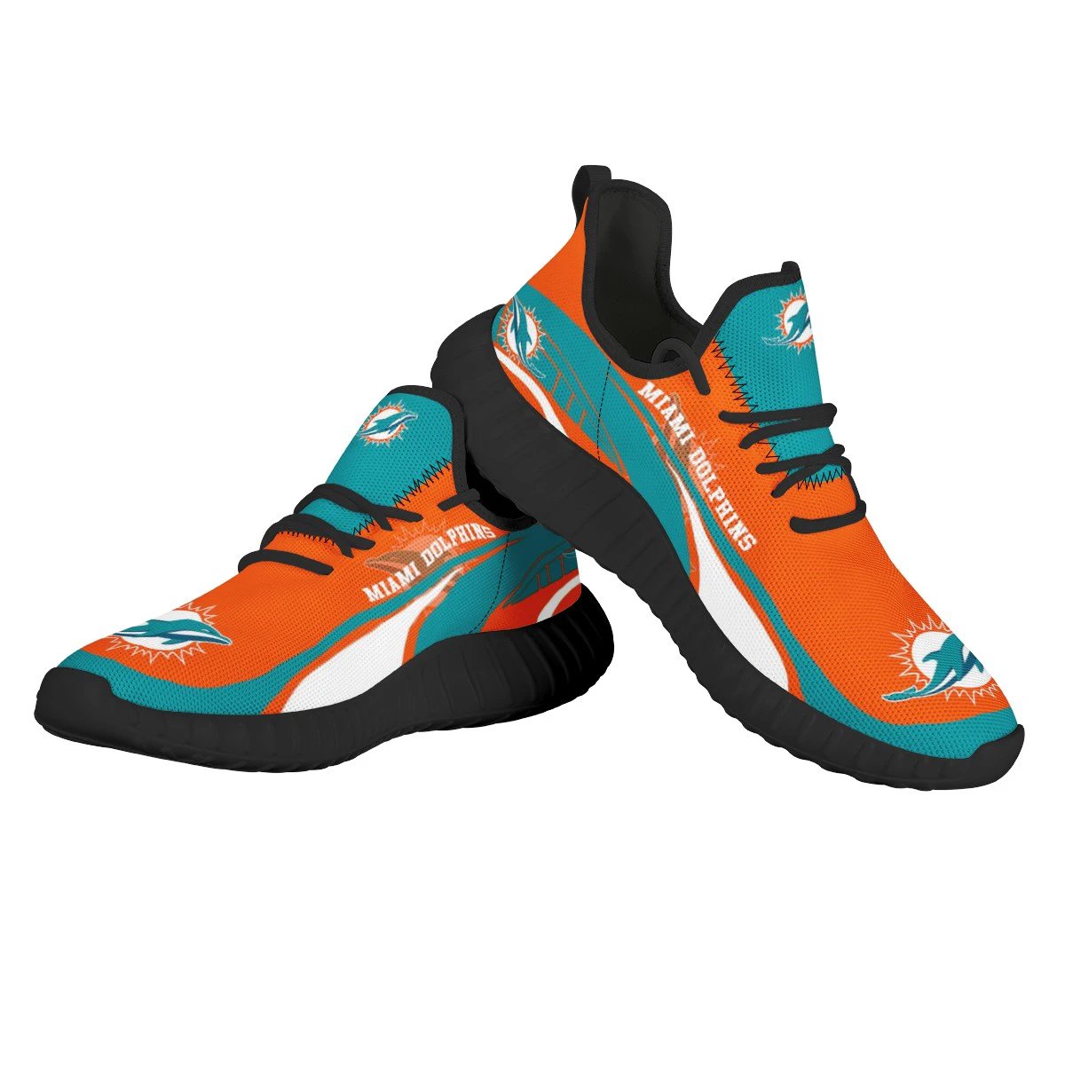Miami Dolphins Sneaker Shoes NFL For Men Women Fans by Crocs