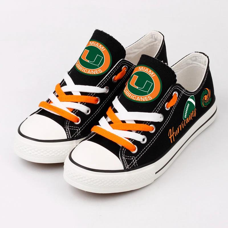 Miami Hurricanes Sport Sneakers Shoes For Men Women Fans by Crocs