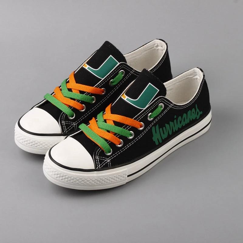 Miami Hurricanes Sport Sneakers Shoes For Men Women Fans by Crocs